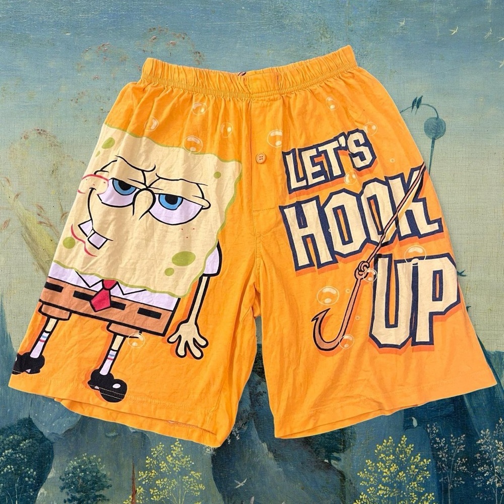 Spongebob lounge PJ shorts